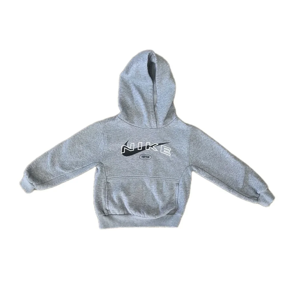 Boy's Gray Nike Hoodie 3T, Logo Swoosh Toddler